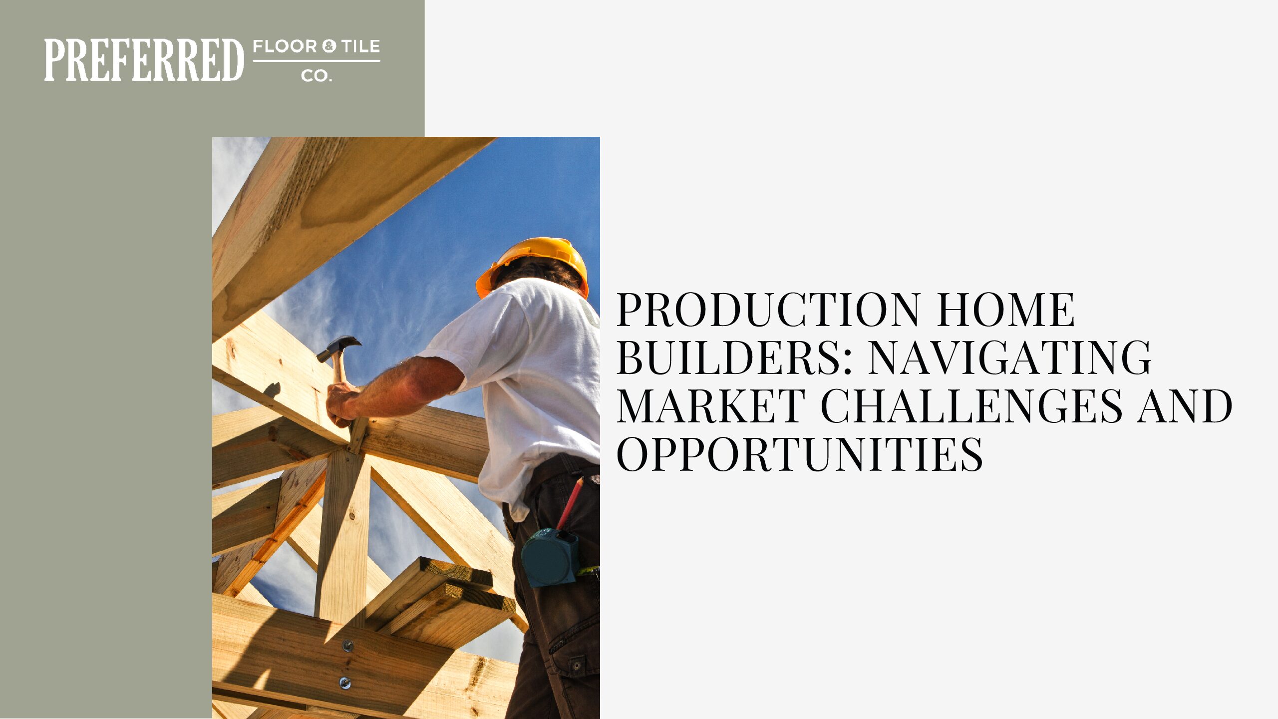 Production Home Builders: Navigating Market Challenges and Opportunities